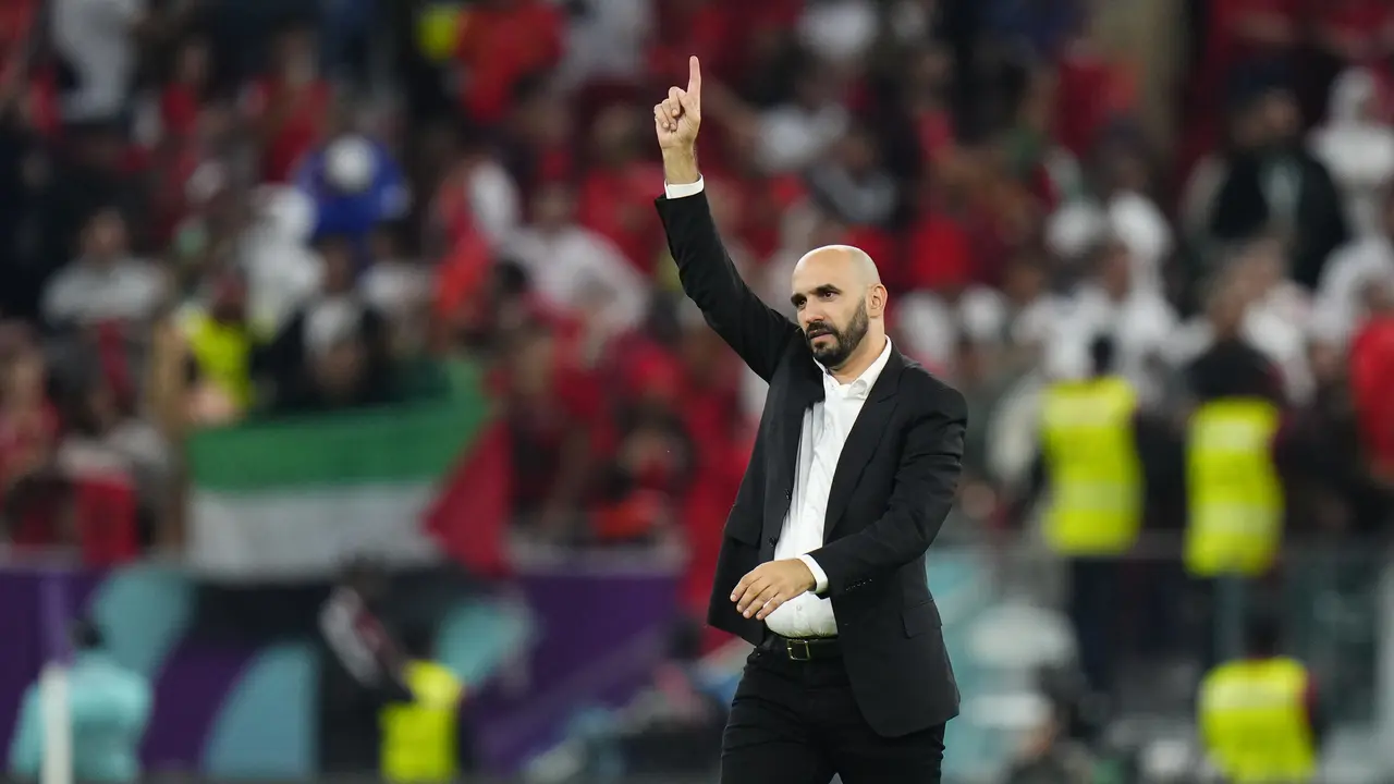 Walid Regragui - Maroko - Piala Dunia 2022 - 20 Desember 2022
