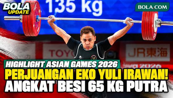 Highlight Perjuangan Eko Yuli Irawan di Angkat Besi 65 Kg Asian Games 2026