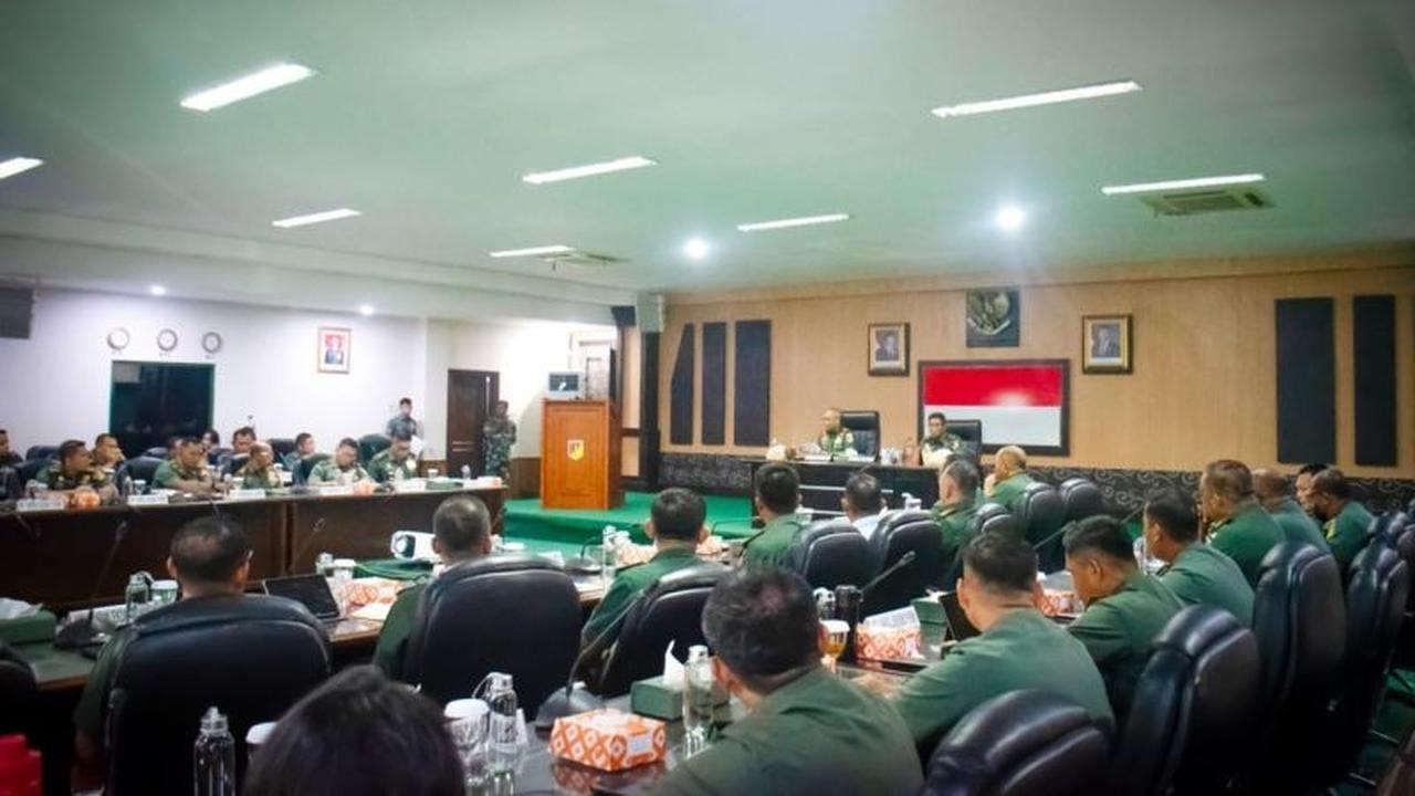 Pangdam XIII/Merdeka: Evaluasi Kinerja Kodam XIII/Merdeka Kunci Soliditas Jajaran
