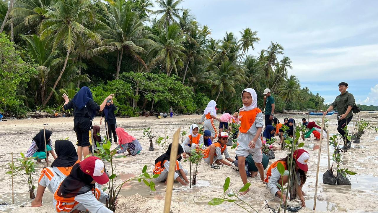 PT PLN (Persero) melakukan penanaman pohon serentak di unit-unit kerja se-Indonesia untuk memperingati Hari Menanam Pohon Indonesia (HPMI) 2022. (Dok PLN)