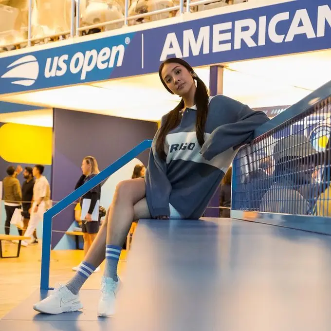 8 Gaya Sporty Anya Geraldine Jadi Atlet Profesional Main Tenis di US Open 2022