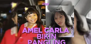 Penampilan Amel Carla Bikin Pangling, Makin Tirus dan Langsing