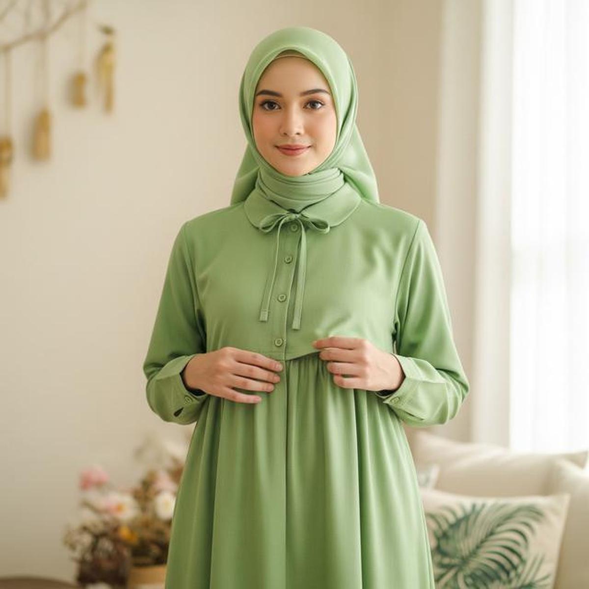 7 Model Gamis Terbaru Bahan Katun untuk Lebaran 2026, Nyaman Dipakai dan Tetap Stylish