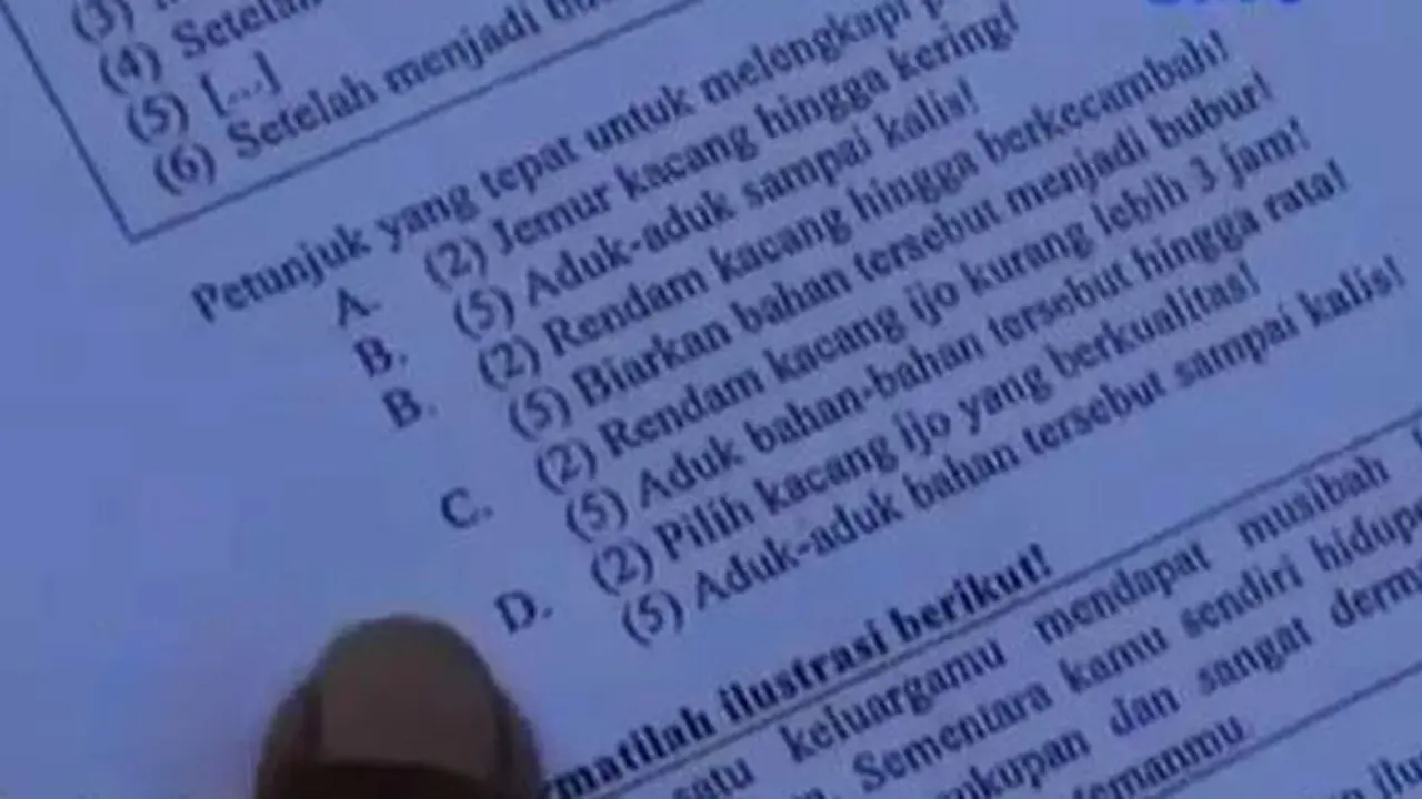 Salah Cetak Lembar Soal Warnai UN SMP di Denpasar