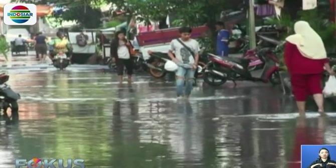 Pompa Pintu Air Tak Berfungsi, Banjir Rendam Permukiman Warga Muara Angke
