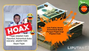 Cek Fakta: Hoaks Kemenhub Bakal Pungut Pajak Pejalan Kaki
