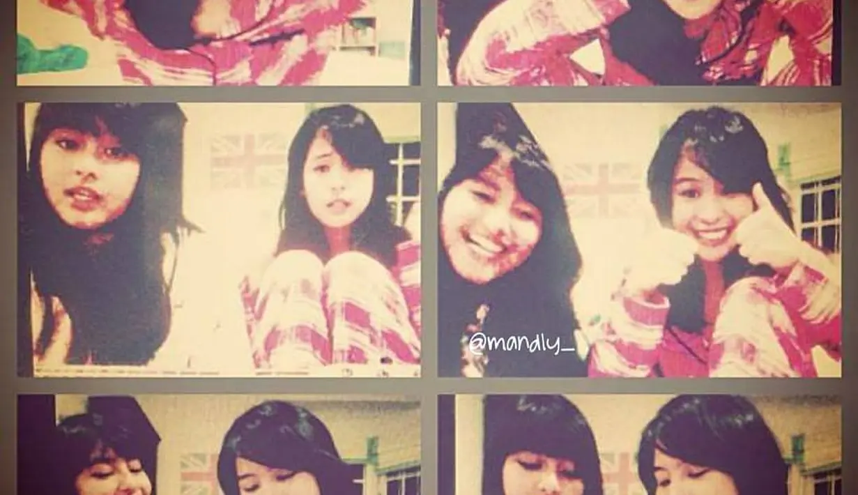 Kebersamaan itu terus terjalin bahkan saat mereka beranjak dewasa. (Instagram @mandly_)