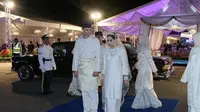 Pernikahan putri Johor dan mualaf Belanda. (Royal Press Office)