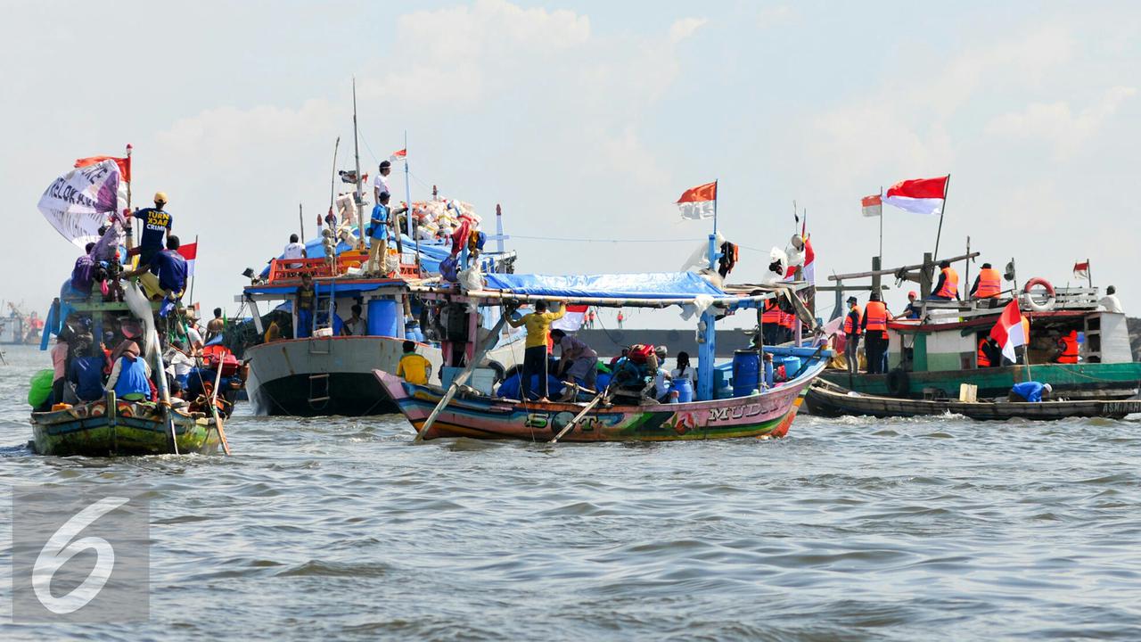 20160417- Konvoi Perahu Nelayan Tolak Reklamasi Teluk Jakarta- Yoppy Renato