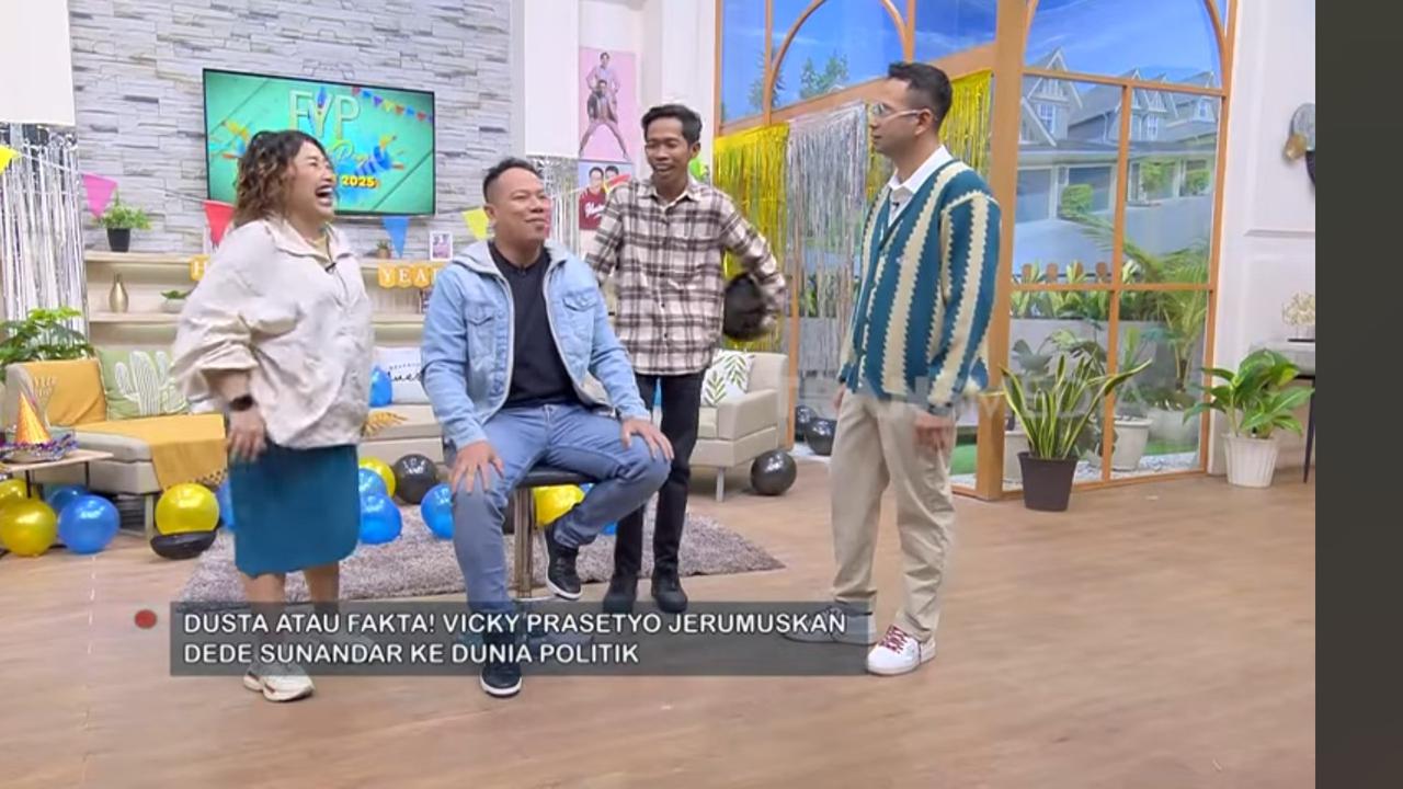 Vicky Prasetyo Blak-blakan Ajak Dede Sunandar Terjun ke Dunia Politik 'Beri Motivasi