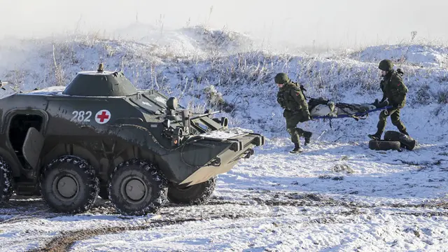 FOTO: Rusia - Belarusia Gelar Latihan Militer Bersama