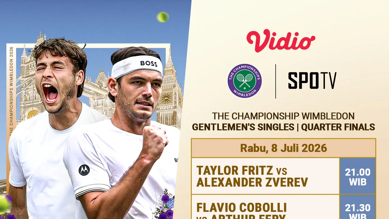 ATP Wimbledon 2026 - Perempat Final