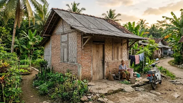Desain Rumah Kampung Estetik Budget Rp30 Juta