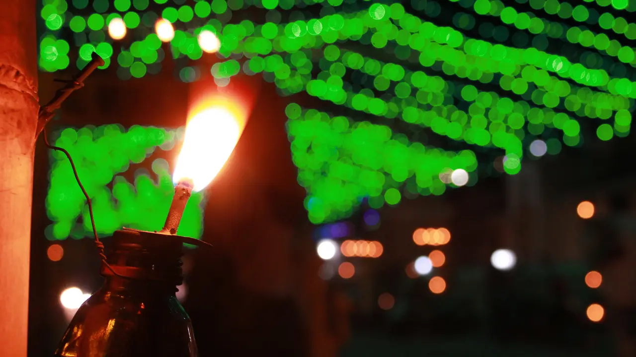 Jutaan Lampu Padamala Menyala Sambut Idul Fitri di Gorontalo