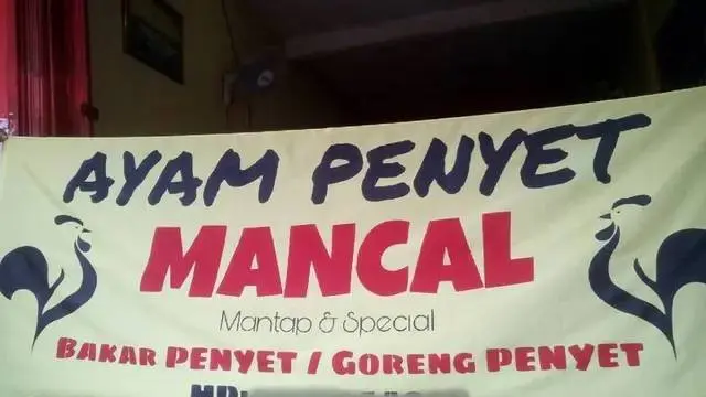 8 Potret Lucu Tempat Jualan Ayam Bakar, Tulisannya Kocak