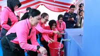 82 Sumur Bor Bhayangkari Mulai Mengalir di Aceh