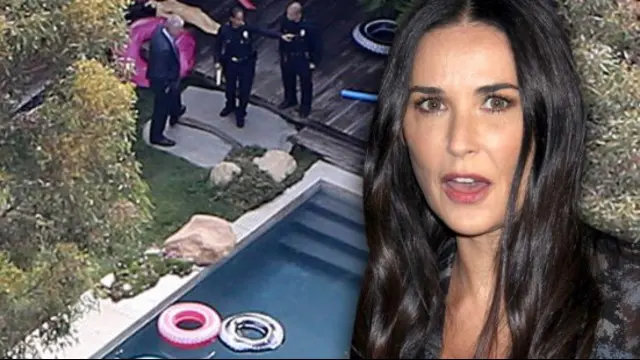 Ditemukan Mayat Pria di Kolam Renang Rumah Demi Moore 