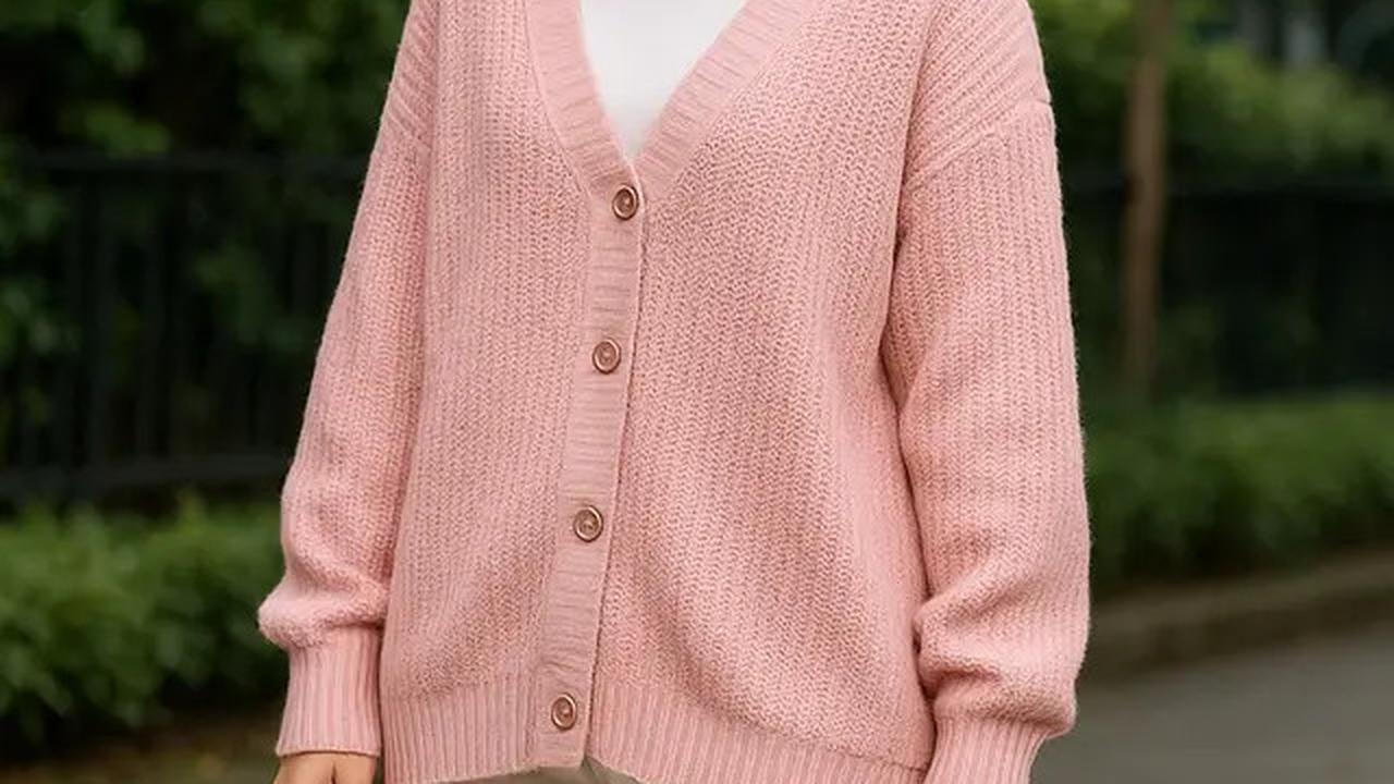 7 Model Cardigan Rajut Warna Pink yang Cocok untuk Wanita yang Ingin Tampil Aesthetic