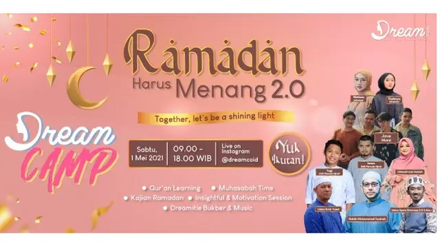 Kembali Digelar, Dream Camp 2021 Ajang Cari Ilmu dengan Ragam Hadiah