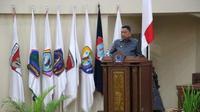 Gubernur Sulut Olly Dondokambey menyampaikan Laporan Keterangan Pertanggungjawaban (LKPJ) Gubernur Sulut.