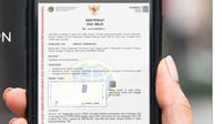 Sertifikat Tanah Elektronik. Dok Kementerian ATR