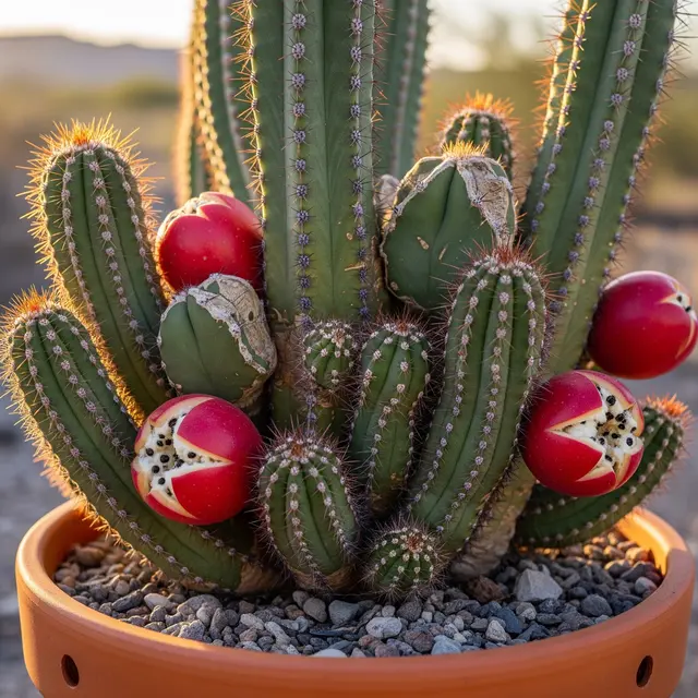 Kaktus Apel Peru (Cereus peruvianus) (Gemini AI)