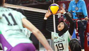 Manajemen Jakarta Pertamina Enduro menegaskan informasi tentang pemecatan kapten tim Tisya Amallya Putri tidak benar atau hoaks. (foto: jpevolley)