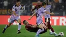 Menjamu Athletic Bilbao, AS Roma hanya mampu bermain imbang 1-1. (Filippo MONTEFORTE/AFP)
