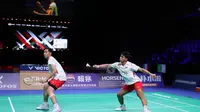 Ganda putra Indonesia Sabar Karyaman Gutama/Moh Reza Pahlevi Isfahani memenangkan laga partai kedua Grup D Piala Thomas 2026. Sabar/Reza menumbangkan pasangan Thailand Chaloempoen Charoenkitamorn/Worrapol Thongsa-nga 21-17 dan 21-18 di Forum Horsens, Denmark, Minggu (26/4). (foto: PBSI)