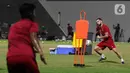 Duet Jordi Amat-Elkan Baggott bakal mencicipi debut pada laga timnas Indonesia kontra Burundi, Sabtu (25/3/2023) dan Selasa (28/3/2023). (Liputan6.com/Herman Zakharia)