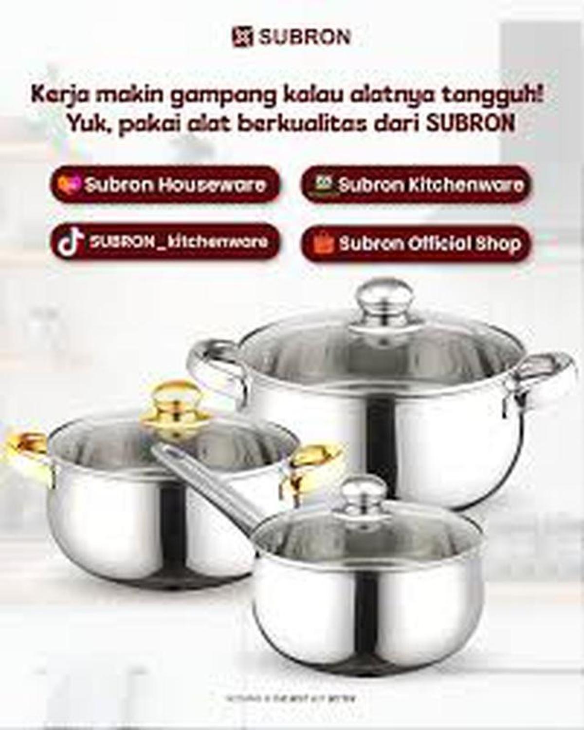 14 Merk Panci Stainless Terbaik dan Harganya, Awetnya Puluhan Tahun
