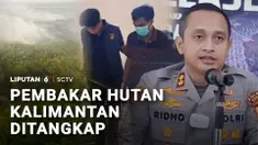 Di tengah ancaman terus meluasnya kebakaran hutan dan lahan di Kalimantan, polisi menangkap pelaku yang sengaja melakukan pembakaran lahan.