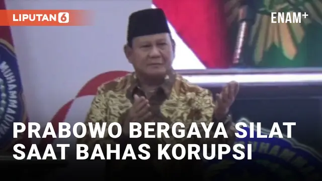 Peragakan Gaya Silat, Prabowo: Saya Gak Korupsi Uang!