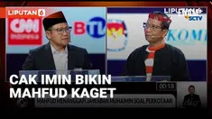 Mahfud MD mempertanyakan soal rencana Cak Imin yang dianggapnya tidak mungkin dilaksanakan dalam 5 tahun. Rencana soal apa?