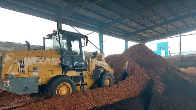 PLN berhasil melakukan uji coba penggunaan 75 persen biomassa Woodchips (kepingan kayu) untuk bahan bakar pengganti batu bara (cofiring) di PLTU Bolok dengan kapasitas 2x16,5 Megawatt (MW) di Kupang, Nusa Tenggara Timur (NTT). (Dok PLN)