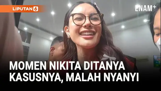 VIDEO: Momen Nikita Mirzani Nyanyi di Pengadilan Negeri Jakarta Selatan