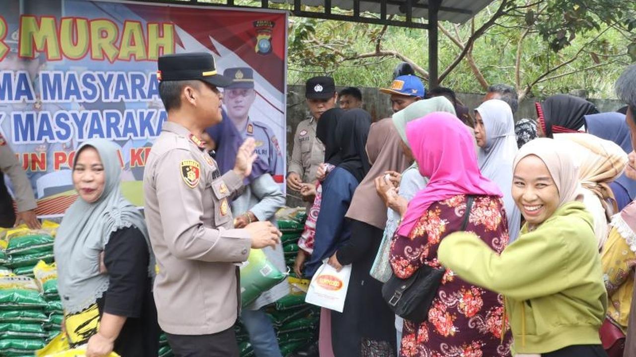 Polres Karimun Gelar Pasar Murah Beras SPHP, Bantu Stabilkan Harga Pangan Warga
