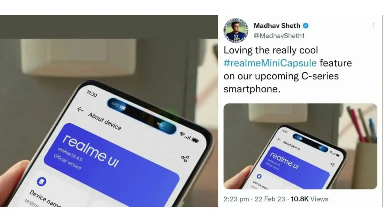 Dynamic Island di Realme