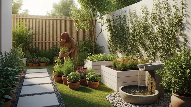 Cara Membuat Kebun Slow Living di Lahan Sempit/AI Generated