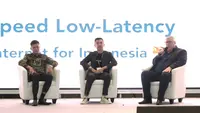 Peluncuran layanan internet untuk daerah 3T, BuanterOne, di perhelatan Indonesia Internet Expo & Summit (IIXS) 2023 di JlExpo Kemayoran. Credit: DTP