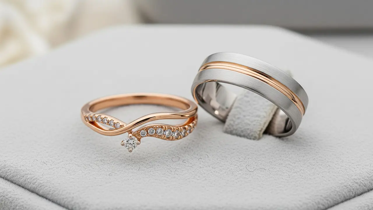 Model Cincin Nikah Korea untuk Pasangan Muda