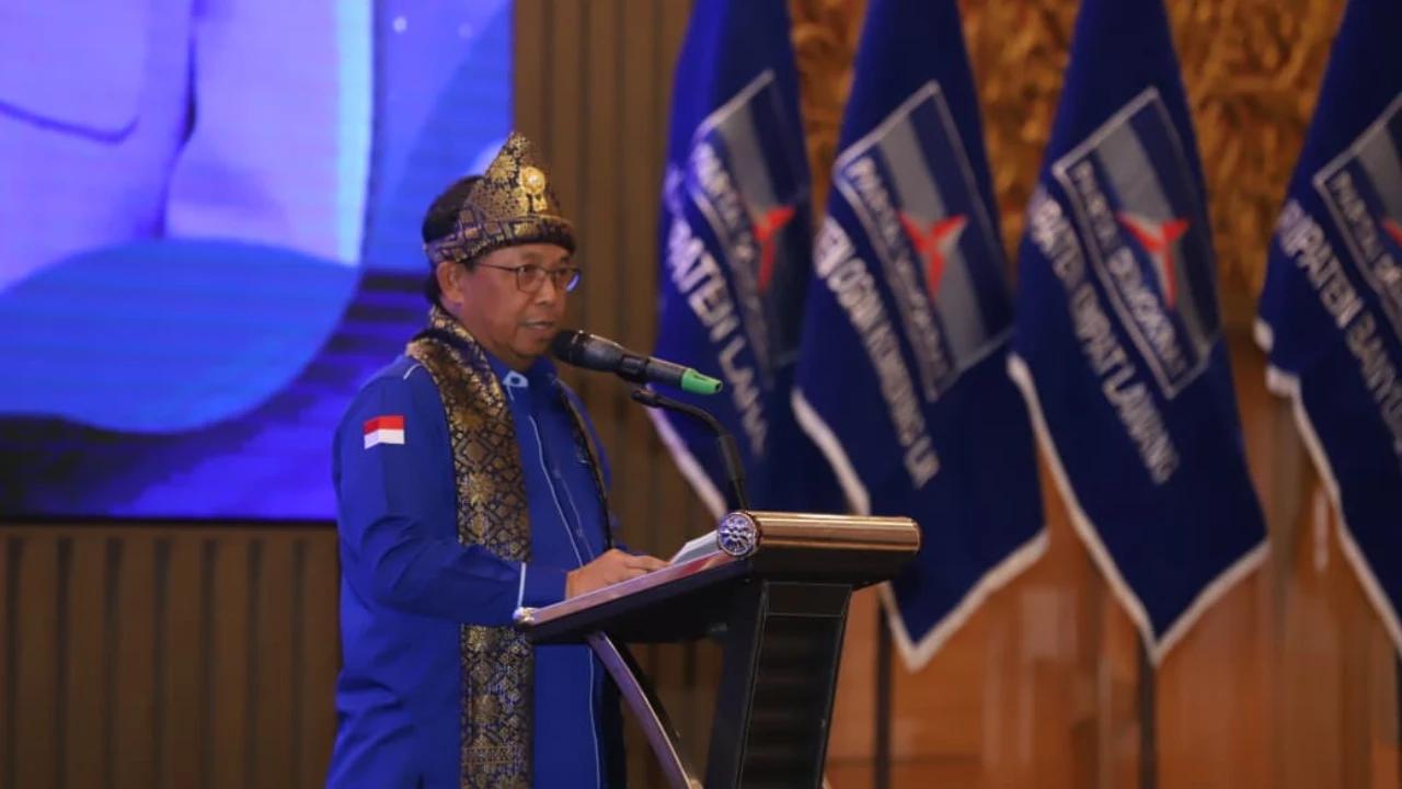 Sekjen Herman Khaeron di Musda V Demokrat Sumsel: Kita Harus Solid dan Kuat untuk Meraih Kemenangan