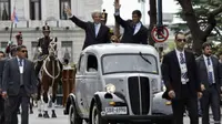 Hari Pelantikan, Presiden Uruguay Datang Mengendarai Mobil Tua