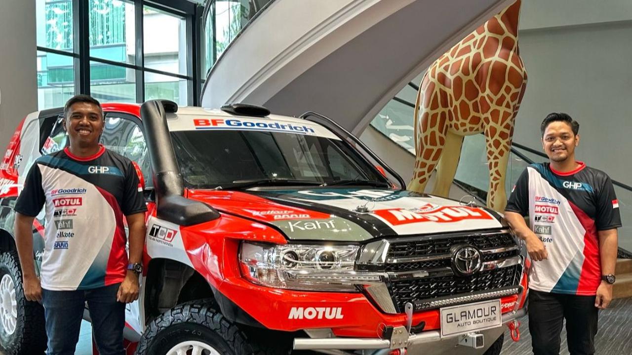 Julian Johan (Jeje) dan Recky mengaku siap merebut podium dan mengibarkan bendera merah putih di Asia Cross Country Rally 2023, Rally Dakar versi Asia!