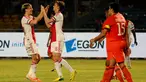 Persija ditekuk Ajax Amsterdam 0-3 dalam laga persahabatan di Stadion GBK Jakarta, (11/5/2014). (Liputan6.com/Helmi Fithriansyah)