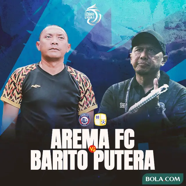 Liga 1 - Duel Pelatih - Arema FC Vs Barito Putera