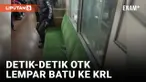 Warga Rekam Terduga Pelaku Pelemparan Batu ke Kaca KRL