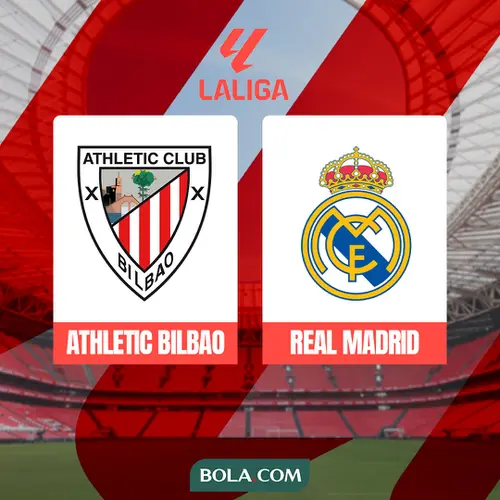 Liga Spanyol - Athletic Bilbao Vs Real Madrid
