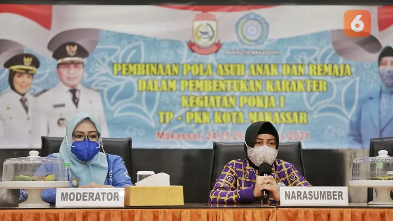 Ketua TP PKK Kota Makassar Indira Yusuf Ismail (Liputan6.com)