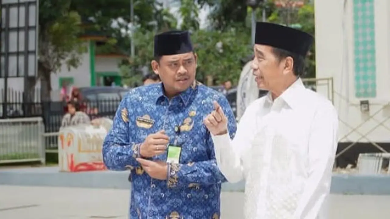 Bobby Nasution dan Jokowi
